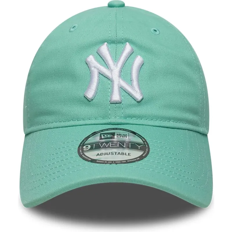cepice-zaoblena-zelena-nastavitelny-9twenty-league-essential-new-york-yankees-mlb-new-era
