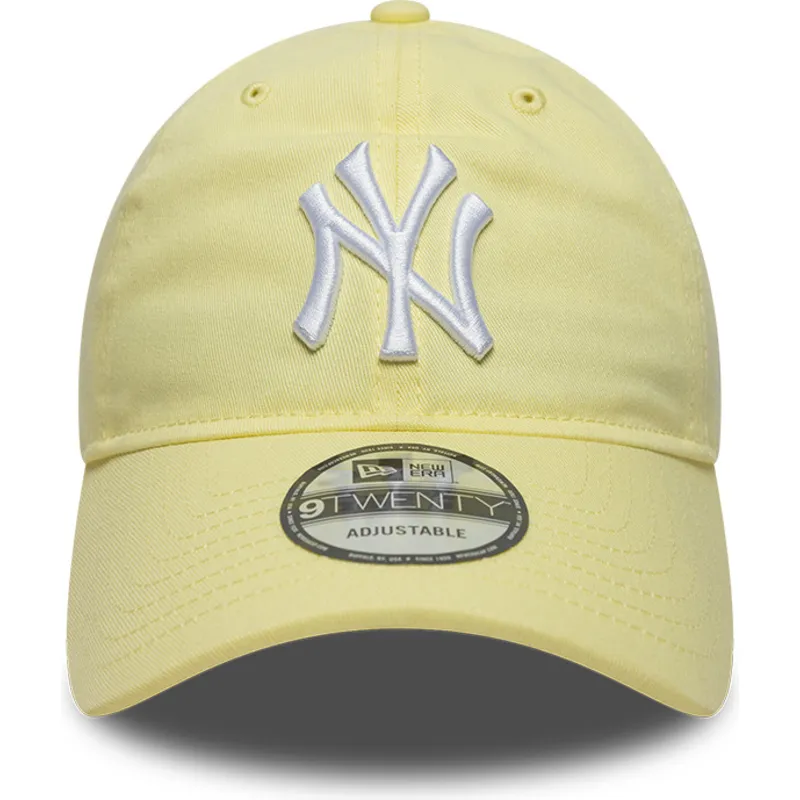 cepice-zaoblena-zluta-nastavitelny-9twenty-league-essential-new-york-yankees-mlb-new-era