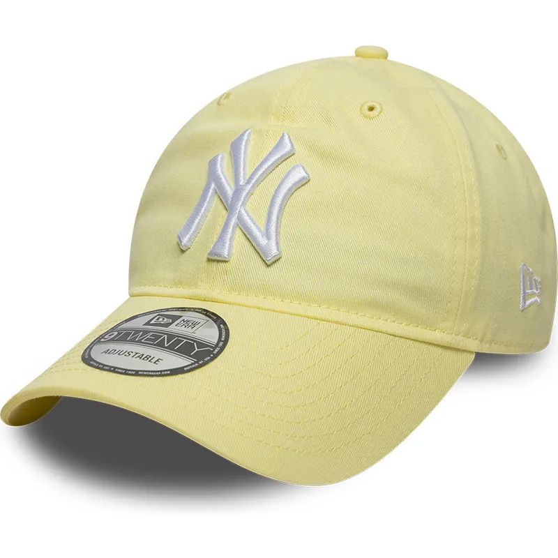 cepice-zaoblena-zluta-nastavitelny-9twenty-league-essential-new-york-yankees-mlb-new-era