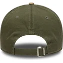 gron-och-brun-justerbar-kurvad-keps-9twenty-mini-washed-contrast-fran-oakland-athletics-mlb-av-new-era