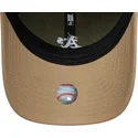 gron-och-brun-justerbar-kurvad-keps-9twenty-mini-washed-contrast-fran-oakland-athletics-mlb-av-new-era