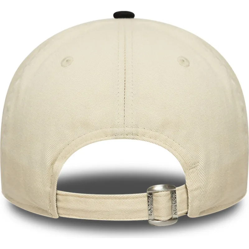 bojd-beige-och-svart-justerbar-keps-9twenty-wash-distress-a-frame-fran-new-era