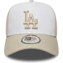 cap-zaoblena-beige-snapback-a-frame-league-essential-los-angeles-dodgers-mlb-new-era