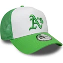 cepice-zaoblena-zelena-snapback-a-frame-league-essential-oakland-athletics-mlb-new-era