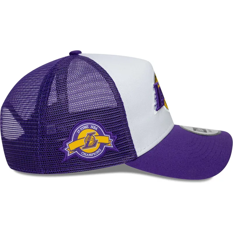 cap-zaoblena-violet-snapback-a-frame-side-patch-los-angeles-lakers-nba-new-era