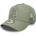 truckerkeps-gron-med-gron-logotyp-a-frame-outline-fran-los-angeles-dodgers-mlb-av-new-era