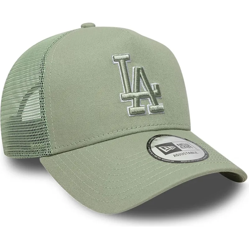 cepice-zaoblena-zelena-snapback-a-frame-outline-los-angeles-dodgers-mlb-new-era