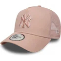 rosa-trucker-keps-med-rosa-a-frame-outline-logotyp-fran-new-york-yankees-mlb-av-new-era