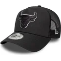 cepice-zaoblena-cerna-snapback-a-frame-outline-chicago-bulls-nba-new-era