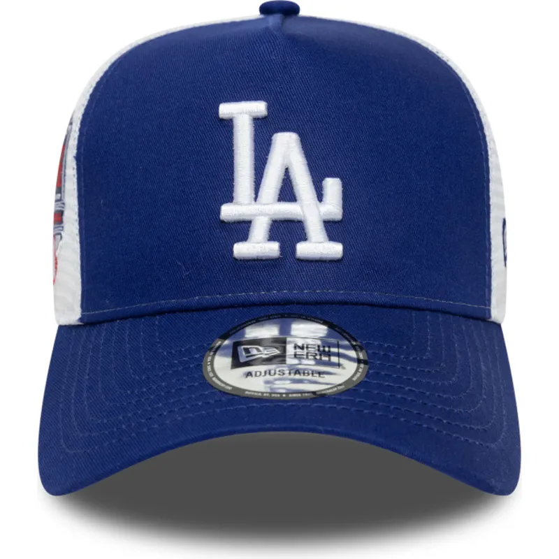 cepice-zaoblena-modra-snapback-a-frame-side-patch-los-angeles-dodgers-mlb-new-era