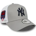 gra-trucker-keps-a-frame-side-patch-fran-new-york-yankees-mlb-av-new-era