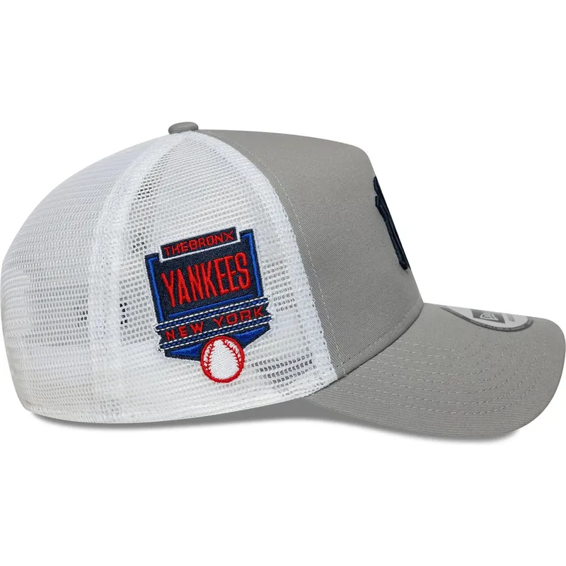 gra-trucker-keps-a-frame-side-patch-fran-new-york-yankees-mlb-av-new-era