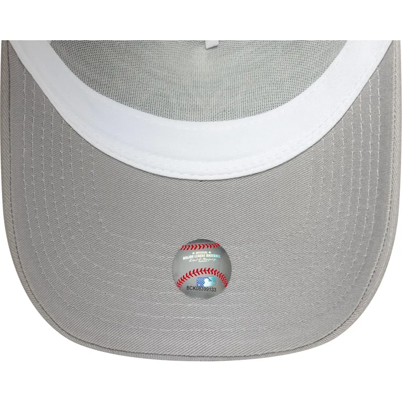 new-era-a-frame-side-patch-new-york-yankees-mlb-grey-trucker-hat