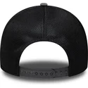 trucker-cap-grau-mit-schwarzem-logo-a-frame-sport-von-new-york-yankees-mlb-von-new-era