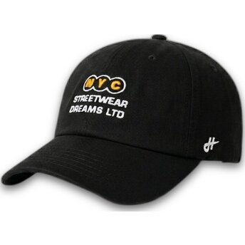 Gorra curva negra ajustable NY Dreams Just Kids The 90s de Homenage