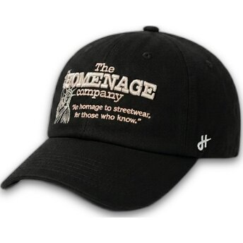 Cap zaoblená black adjustable strap The 90s Homenage