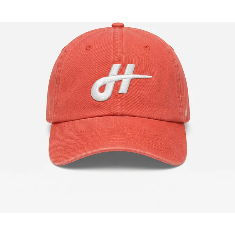 orangefarbene-verstellbare-curved-cap-merch-merchandising-the-90s-von-homenage