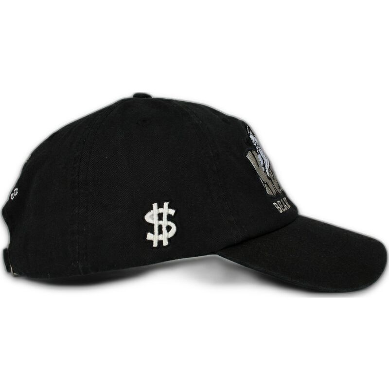 gorra-curva-negra-ajustable-records-music-shapes-identity-the-90s-de-homenage