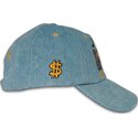 gorra-curva-azul-ajustable-denim-records-music-shapes-identity-the-90s-de-homenage