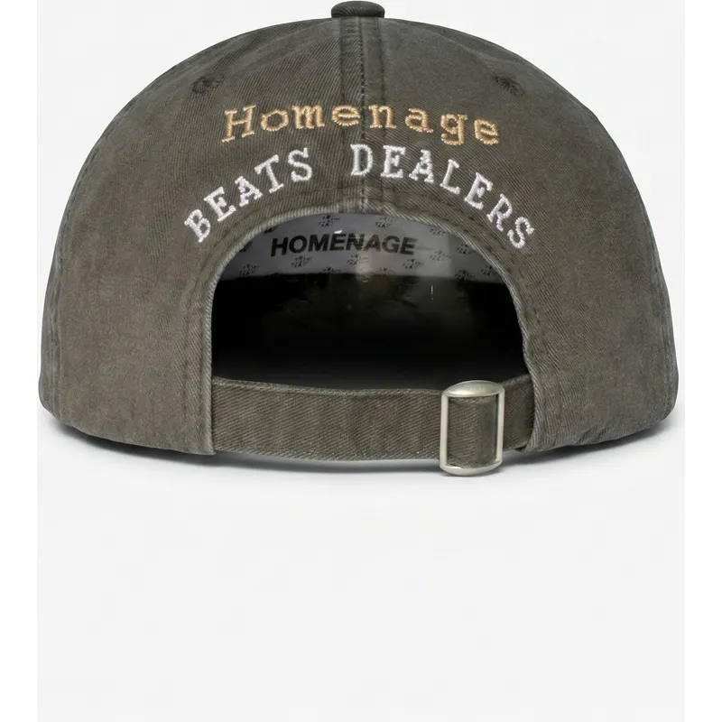 dunkelgraue-verstellbare-curved-cap-records-music-shapes-identity-the-90s-von-homenage