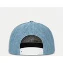 homenage-flat-brim-denim-money-music-shapes-identity-the-snap-blue-snapback-cap