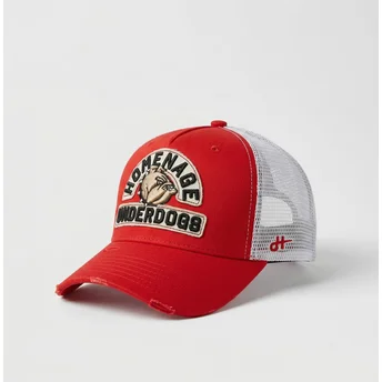 Homenage Underdogs The Trucker Red and White Trucker Hat