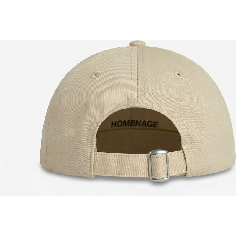 homenage-curved-brim-resort-sport-the-90s-beige-adjustable-cap