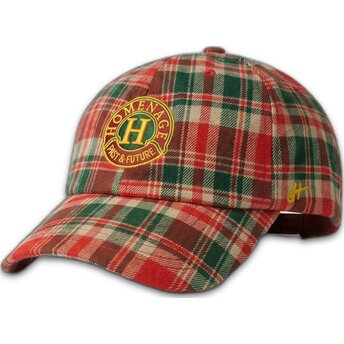 Böjd flerfärgad justerbar keps Plaid Resort Sport The 90s från Homenage