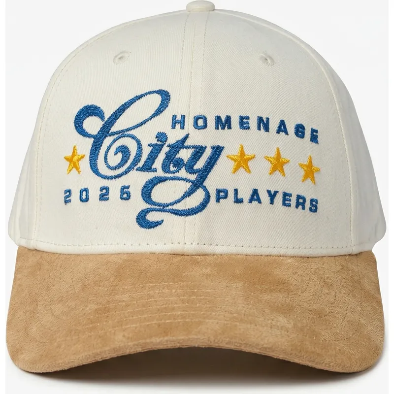 gebogene-khaki-und-braune-snapback-kappe-suede-players-sport-the-ball-von-homenage