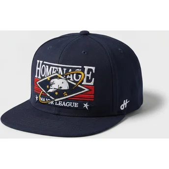 Flache marineblau Snapback-Kappe Game Sport The Snap von Homenage