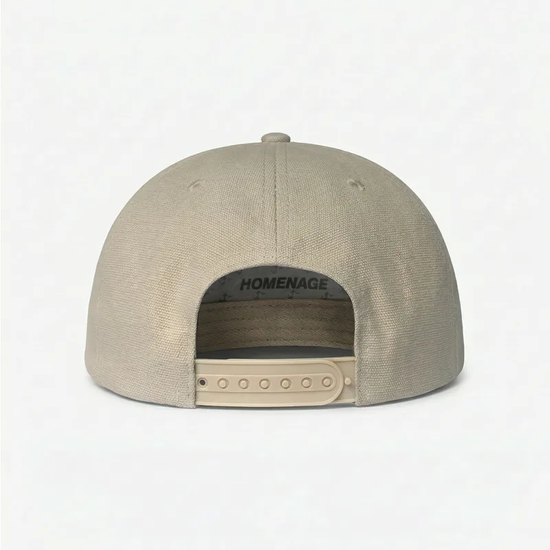 homenage-curved-brim-decker-workwear-the-retro-beige-snapback-cap