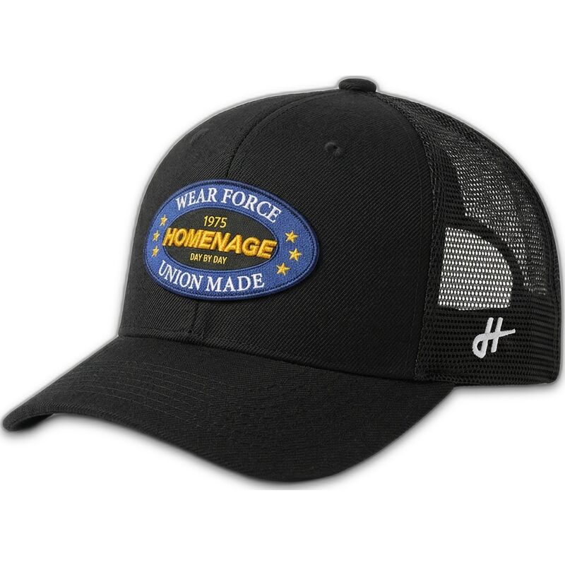 cepice-zaoblena-cerna-snapback-the-trucker-union-workwear-the-homenage