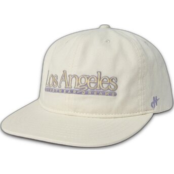 Gorra plana crema snapback Angeles Skylines The Snap de Homenage