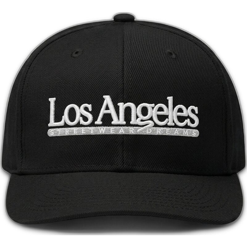 gorra-plana-negra-snapback-los-angeles-skylines-the-snap-de-homenage