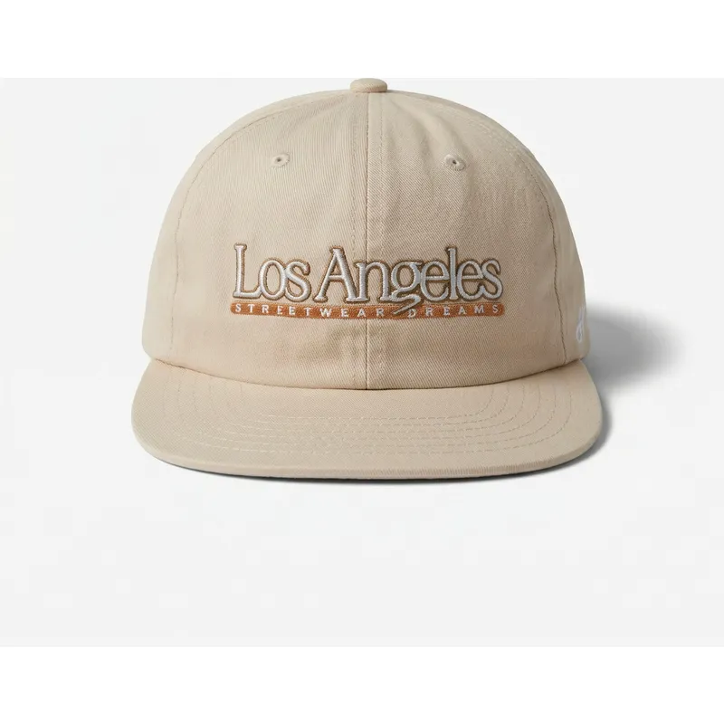 flache-beige-snapback-kappe-los-angeles-skylines-the-snap-von-homenage