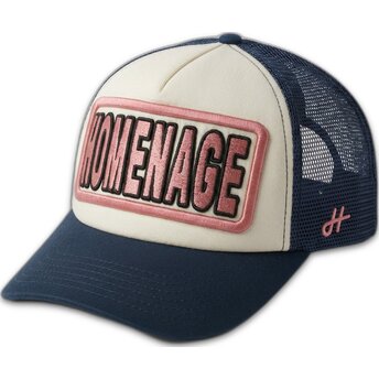 Čepice zaoblená námořnická modrá snapback The Trucker Vintage Childhood Fun The Homenage