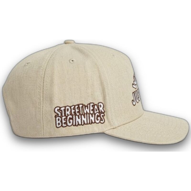 gorra-curva-beige-snapback-just-kids-the-retro-de-homenage
