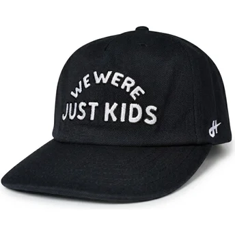 Schwarze gebogene Snapback-Kappe Just Kids The Retro von Homenage