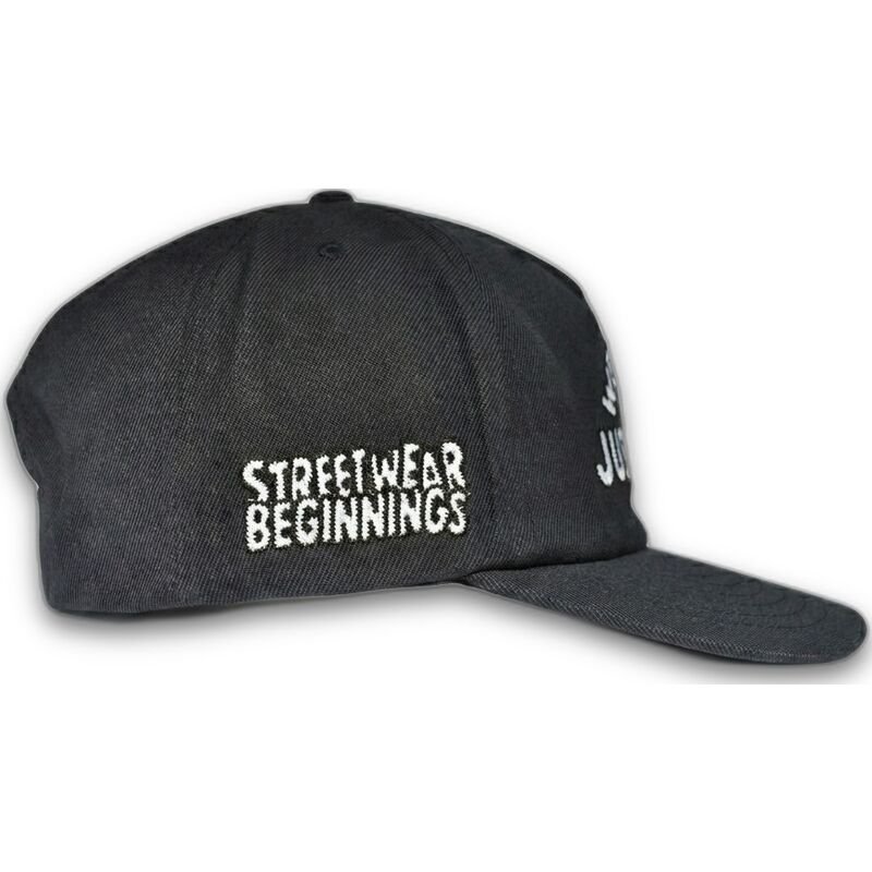 gorra-curva-negra-snapback-just-kids-the-retro-de-homenage