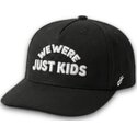 gorra-curva-negra-snapback-just-kids-outline-the-retro-de-homenage