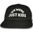 gorra-curva-negra-snapback-just-kids-outline-the-retro-de-homenage