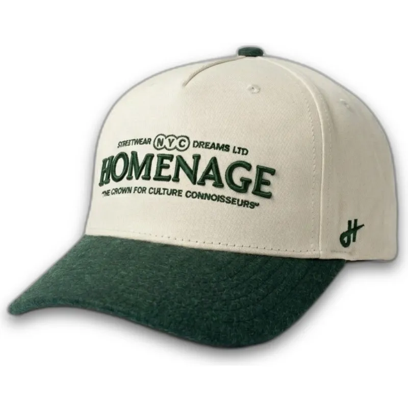 gorra-curva-beige-y-verde-snapback-liberty-sport-the-retro-de-homenage