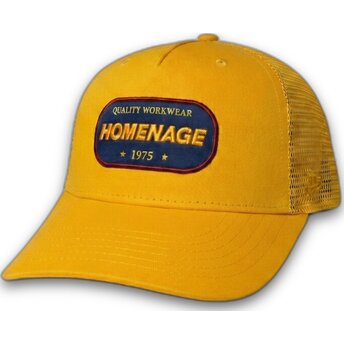 Cap zaoblená yellow snapback The Trucker Homenage