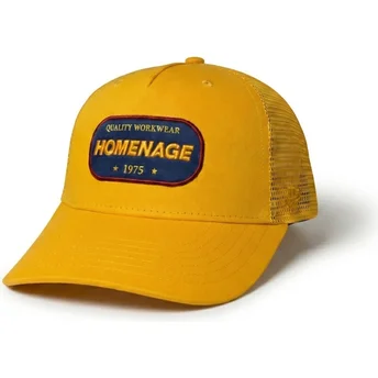 Trucker-Cap gelb Work 1975 Workwear The Trucker von Homenage