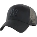 svart-truckerkeps-med-svart-new-york-yankees-mlb-mvp-branson-logotyp-fran-47-brand