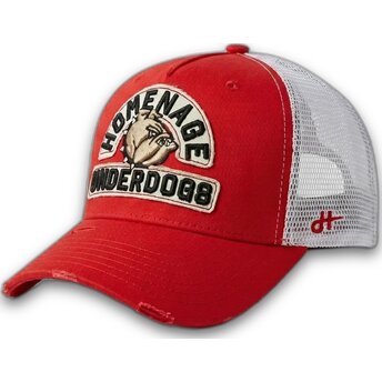 Gorra trucker roja y blanca Underdogs The Trucker de Homenage