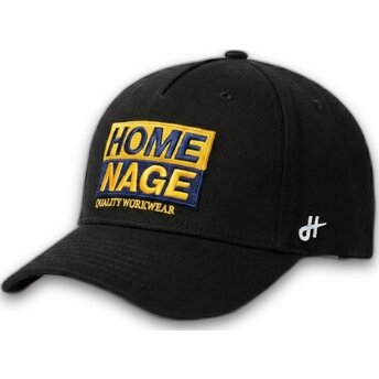 Gorra curva negra snapback Decker Workwear The Retro de Homenage