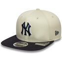 beige-platt-keps-snapback-med-marinbla-logotyp-9fifty-original-fit-world-series-fran-new-york-yankees-mlb-av-new-era