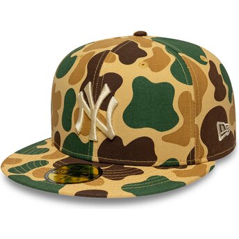 Cap rovná camouflage ajustada 59FIFTY Camo New York Yankees MLB New Era