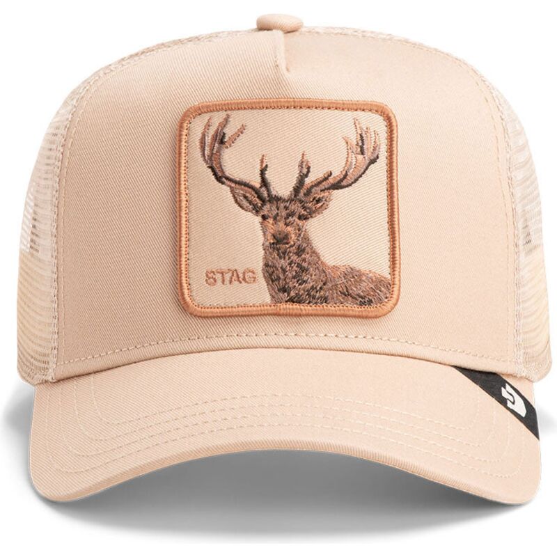 cepice-zaoblena-bezova-snapback-blur-stag-the-farm-goorin-bros cepice-zaoblena-bezova-snapback-blur-stag-the-farm-goorin-bros